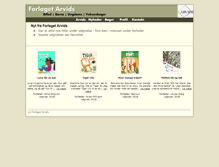 Tablet Screenshot of forlagetarvids.dk